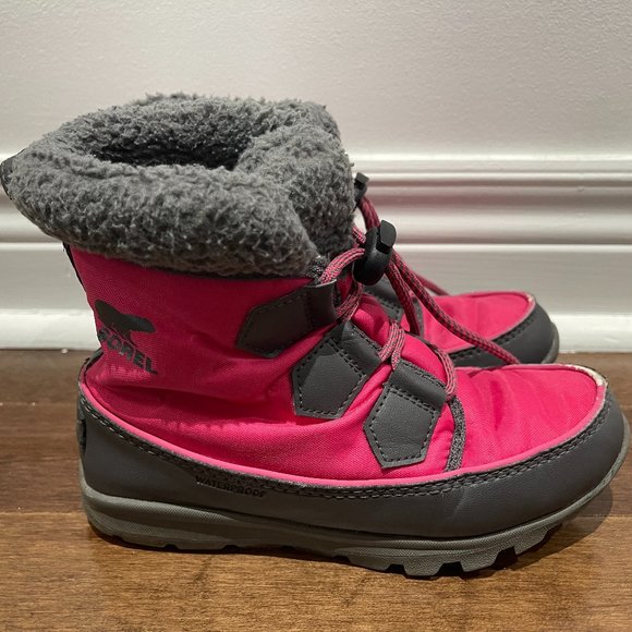 Sorel Youth Whitney Carnival Snow Boot sz 1 - Picture 2 of 16